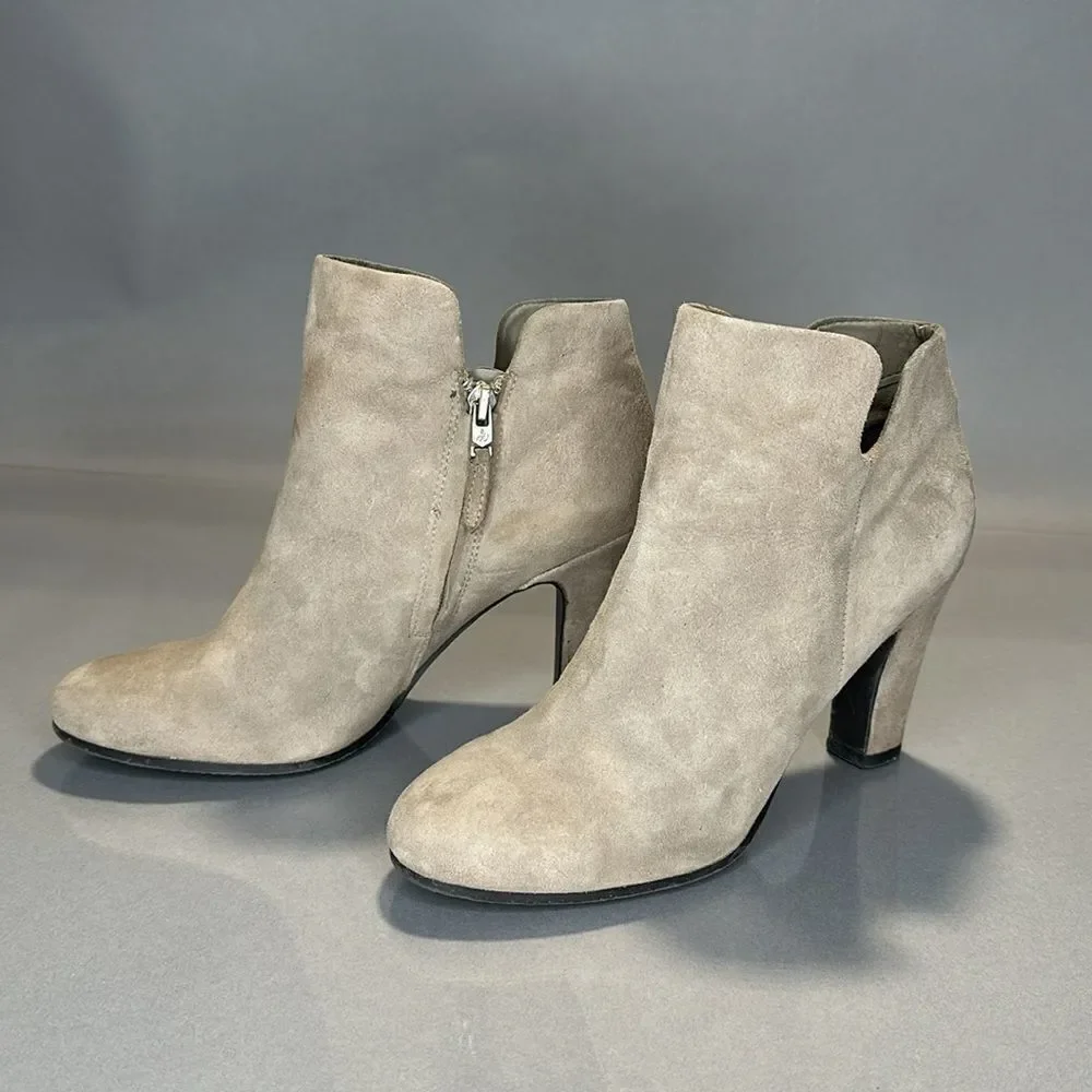 Sam Edelman Shelby • suede ankle booties • size 7.5 • like new • 3”heel (A-1505)